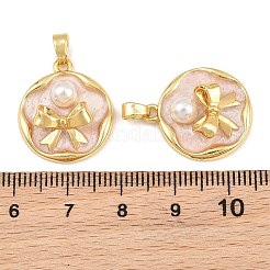 Colgantes de esmalte de latón&nbsp;KK-CBAEBFB-16G-03