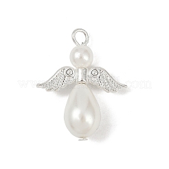 20 шт. 4 стиля стеклянных жемчужин и жемчужин из АБС-пластика PALLOY-JF04103