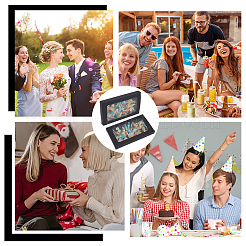 Прямоугольные бумажные коробки для печенья с прозрачным окном&nbsp;LS-CON-WH0107-01B