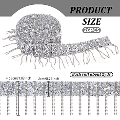 Лента из сплава и смолы с кисточками OCOR-WH0105-004P