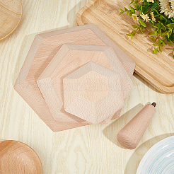 Молды для деревянных керамических чаш&nbsp;WOOD-WH0030-98A