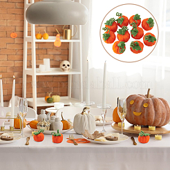 Тыква украшение из шерсти ручной работы войлок&nbsp;DIY-WH0504-793A-01