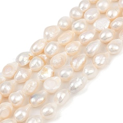 Нити из натурального культивированного пресноводного жемчуга PEAR-P064-20J-01A