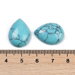 Окрашенные синтетические бирюзовые кабошоны&nbsp;G-H094-01A-24
