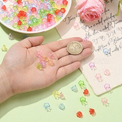 Прозрачные колпачки акриловая бисера MACR-CJC0006-01