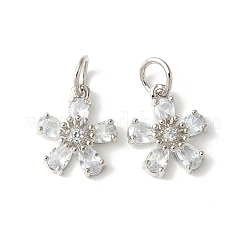 Латунные микро проложить кубического циркония подвески&nbsp;KK-U067-04P