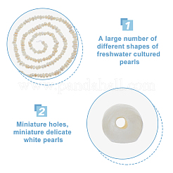 1 нить бусин из натурального культивированного пресноводного жемчуга PEAR-FI0001-12
