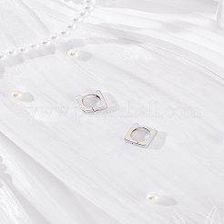 1 пара латунных серег-колец&nbsp;EJEW-LP0007-090P