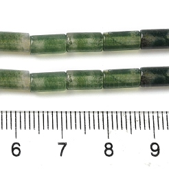 Природные моховой агат бисер нитей G-B091-A10-01