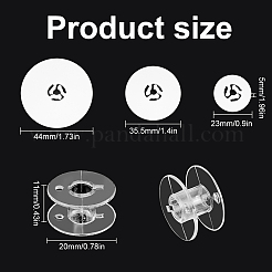 30 шт. пластиковая шпулька для вышивания ODIS-FG0002-88