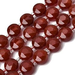 Fili di perle di corniola naturale (tinti e riscaldati).&nbsp;G-D105-A08