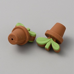 Горшок для листьев пищевой экологически чистый силиконовый шарик&nbsp;LS-SIL-WH0014-18G