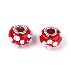 Бусины лэмпворк европейского стиля &nbsp;LAMP-Q029-03A