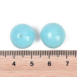 Perline di vetro opaco placcato&nbsp;GLAA-A044-01A