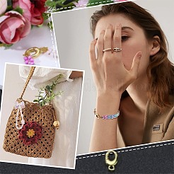 6 шт. латунные пружинные кольца-затворы FIND-SC0010-92