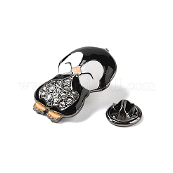 Броши со стразами из цинкового сплава JEWB-E037-02B-06