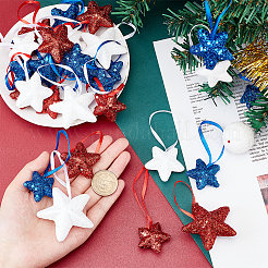 12 Stück Schaumstoff-Anhängerdekorationen für den Weihnachtsbaum&nbsp;FIND-WH0126-153