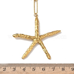 Женские подвески в форме морских звезд из нержавеющей стали 304&nbsp;NJEW-L467-02G