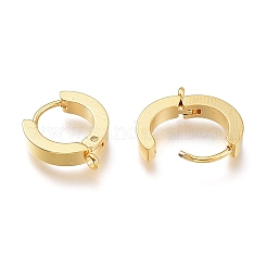 201 accesorios para pendientes de aro huggie de acero inoxidable&nbsp;LS-STAS-A167-01A-G