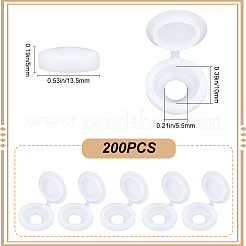 Bouchon de trou de vis de clôture de meubles en plastique&nbsp;FIND-GF0006-50C