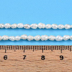 Нити из натурального культивированного пресноводного жемчуга PEAR-N012-02X