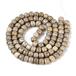 Нити из окрашенных стеклянных бусин с эффектом омбре&nbsp;GLAA-N067-01A-13