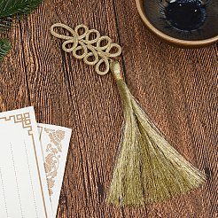 8 шт. подвеска-кисточка из нейлонового узла&nbsp;AJEW-FH0005-38