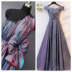 Радужная ткань из искусственной кожи DIY-WH0030-88