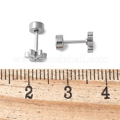 Ohrstecker aus 304 Edelstahl für Damen&nbsp;EJEW-E603-05F-P