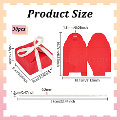 Boîtes cadeaux carrées pliables en papier&nbsp;CON-WH0001-76B-03