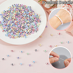 960шт 8 цвета непрозрачные акриловые бусины&nbsp;OACR-SC0002-59