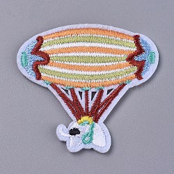 Computerized Embroidery Cloth Iron On/Sew On Patches, Costume Accessories, Hydrogen Balloon, Colorful, 52x50x1mm