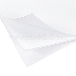 Esponja eva juegos de papel de espuma de hoja, con dorso adhesivo doble, antideslizante, Rectángulo, blanco, 15x10x0.2 cm