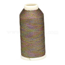 Metallic Thread, 12-Ply, Colorful, 1mm, about 196.85 yards(180m)/roll