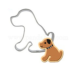 304 Stainless Steel Puppy Cookie Cutters, Cookies Moulds, DIY Biscuit Baking Tool, Beagle Dog, Stainless Steel Color, 83x66mm