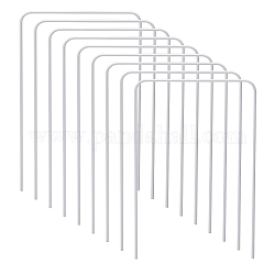 Portillo de croquet de alambres de hierro, blanco, 212x140x3mm