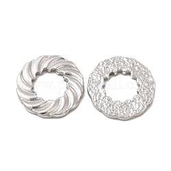 304 anelli di collegamento in acciaio inox, ciambella a vortice, colore acciaio inossidabile, 22x2.5mm, diametro interno: 11mm