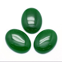 Cabuchones de jade natural de malasia, oval, 40x30x7.5~8mm