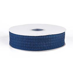 Ruban de polyester, ruban tartan, bleu de Prusse, 1-1/2 pouce (38 mm), environ 50yards / rouleau (45.72m / rouleau)