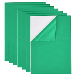 Sets de papier mousse éponge eva, avec dos adhésif, antidérapant, rectangle, verte, 30x21x0.1 cm