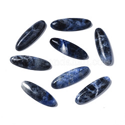 Cabochons sodalite naturelle, ovale, 24x8x4mm