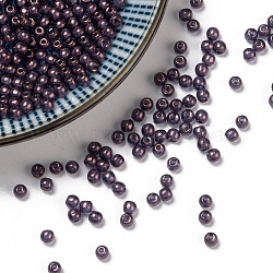 Czech Glass Beads, Round, DarkSlate Blue, 3mm, Hole: 0.8mm, about 2630pcs/bag