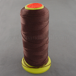 Hilo de coser de nylon, saddle brown, 0.6mm, aproximamente 500 m / rollo
