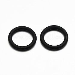 Conectores de anillo de caucho o, enlace Ring, negro, 14x2mm, diámetro interior: 11 mm