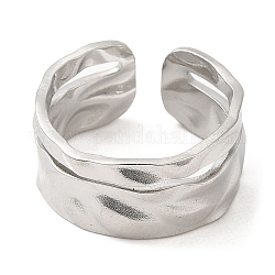 304 открытое кольцо из нержавеющей стали, двойная линия, цвет нержавеющей стали, внутренний диаметр: 17.4 мм
