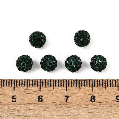 Бусины со стразами&nbsp;RB-H284-6MM-Half-205-1