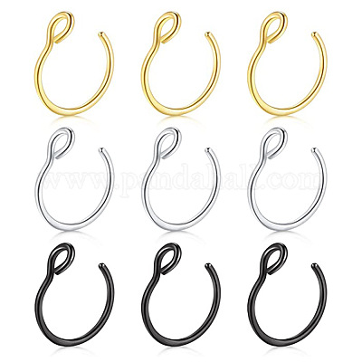 Хирургические зажимы из нержавеющей стали 316 для колец в носу WGA7223-09-1