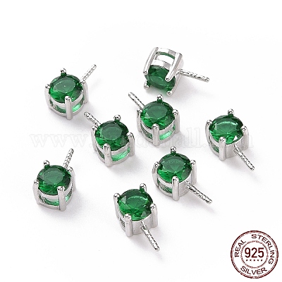 925 штырь из стерлингового серебра с родиевым покрытием STER-D035-47P-05-1