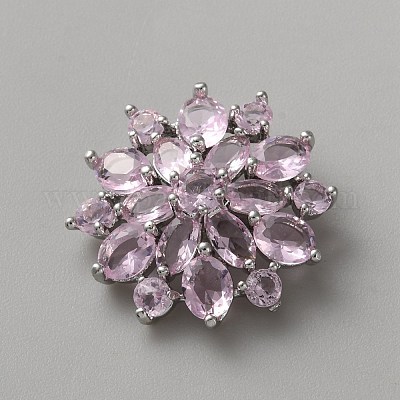 Латунные микро проложить куб кнопки циркония DIY-WH0888-807P-04-1