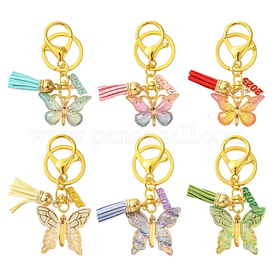 Брелок из акрила и эмали из сплава KEYC-FS00026-05-1